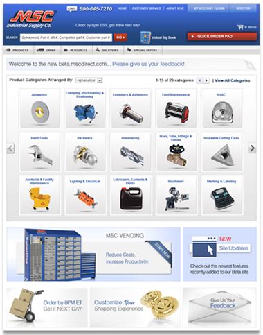 Mscdirect msc industrial supply - MSC Industrial Supply is a distributor of industrial tools and MRO supplies with 120,000 products online ready for same-day shipment, real-time pricing, and inventory availability. ... sales@mscdirect.co.uk 0800 66 33 55 7 Pacific Avenue, …